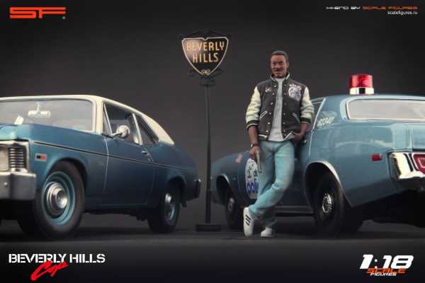 1:18 Beverly Hills Cop Eddie Murphy Figur ohne AUTO !!